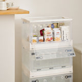 折りたためる3面オープン収納ボックス Lサイズ 42L