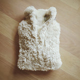 ニュージーランド産の羊毛を使用した湯たんぽ  Hot Water Bottle Sheepskin ホットウォーターボトル シープスキン