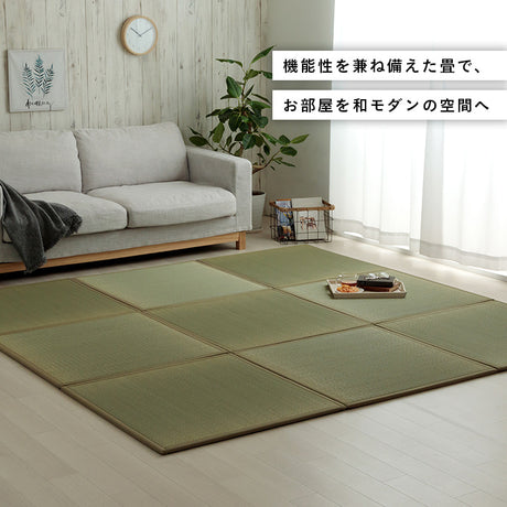滅ダニシートを使用した置き畳 ダニ増殖抑制99％を実現する