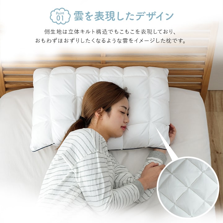 洗える枕 ふわふわで雲をイメージしたまくら – Good Decors