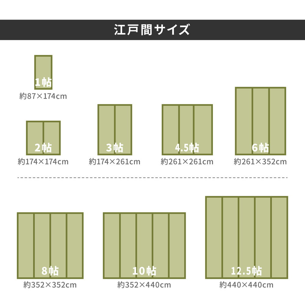 い草上敷き 谷川（たにがわ）江戸間サイズ