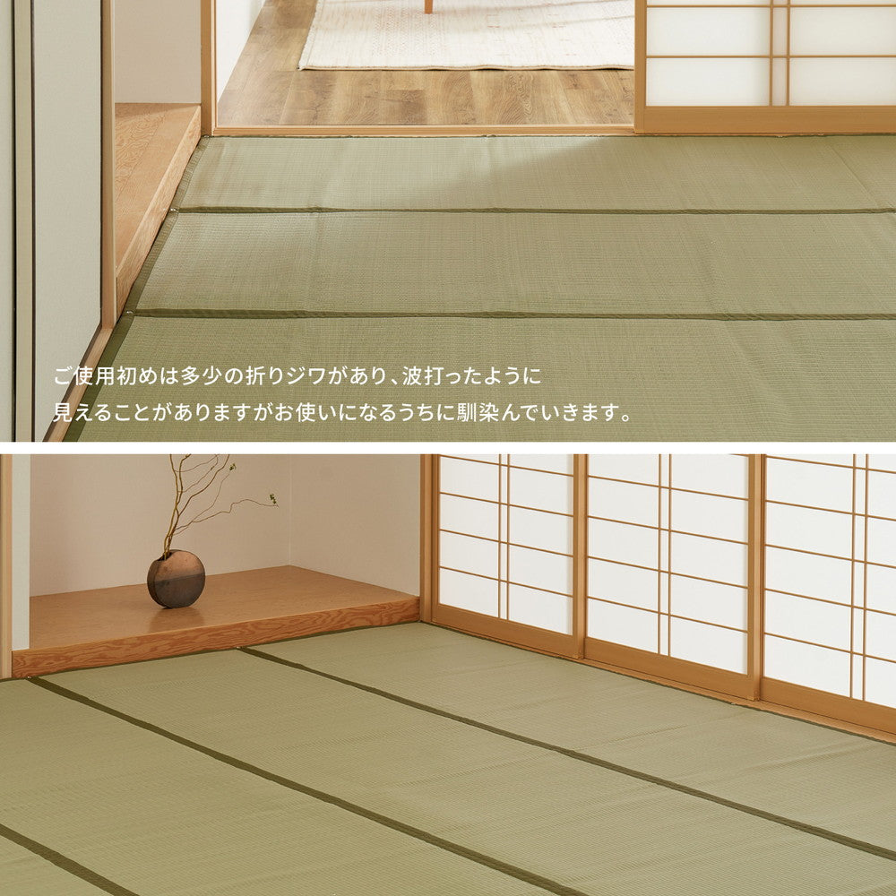 洗えるい草風カーペット 四条(しじょう) 江戸間サイズ – Good Decors