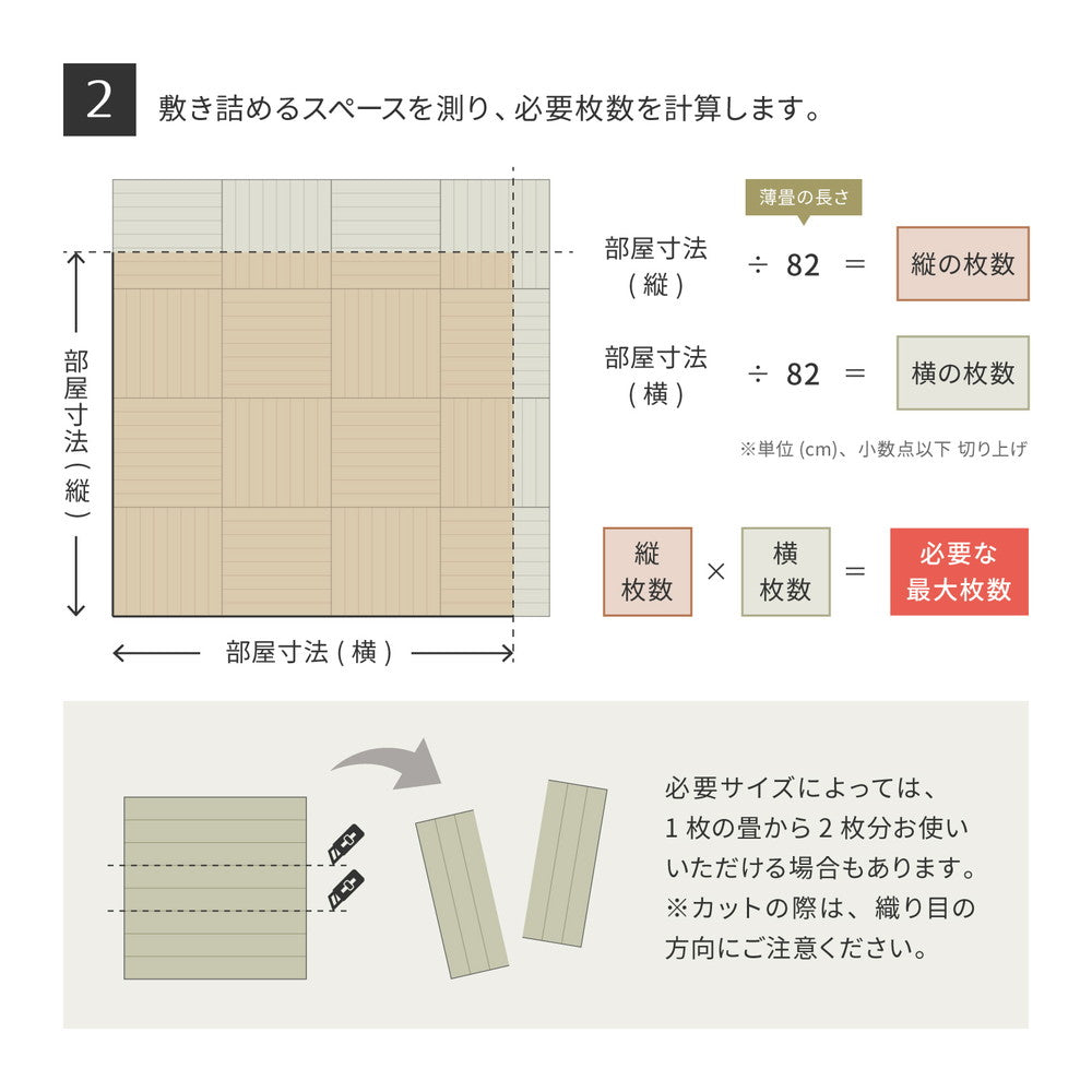 畳の交換をDIYで！お家の薄畳を自分で新調できるDIY用畳