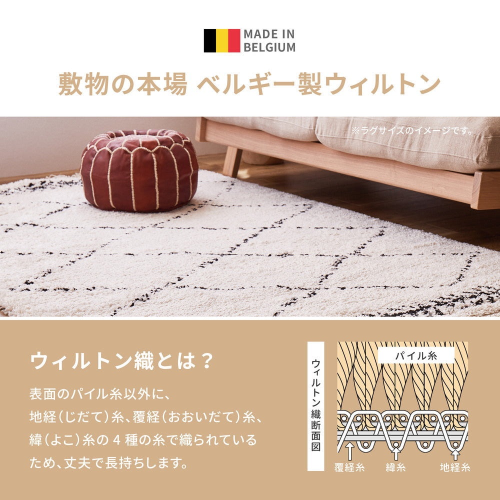 ベニワレン風玄関マット パイル長35mmでボリュームたっぷり ベルギー製ウィルトン織り – Good Decors