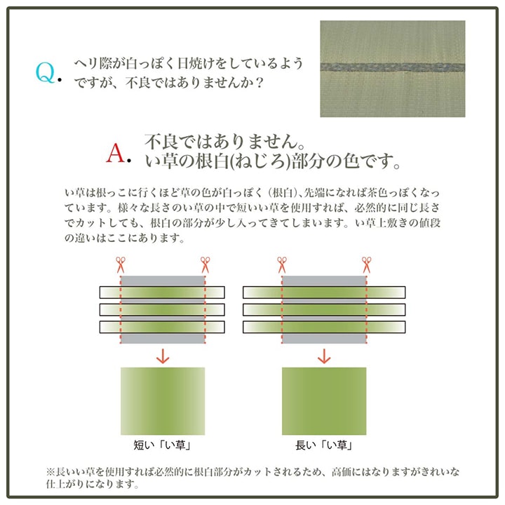 織りで市松柄を表現したシンプルなデザインのい草ラグ