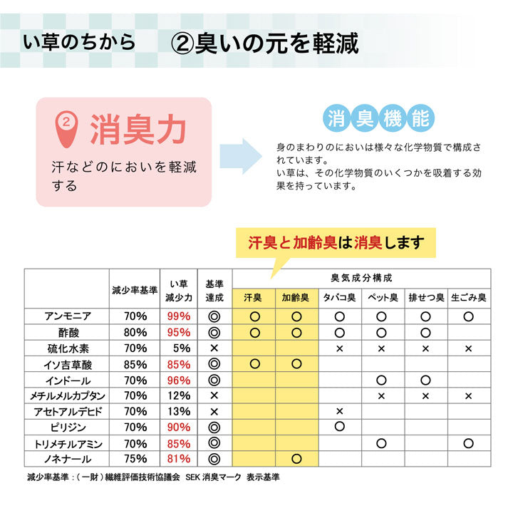 はっ水加工のシンプルない草ラグ ウレタン入りでふっくらとしたふみ心地