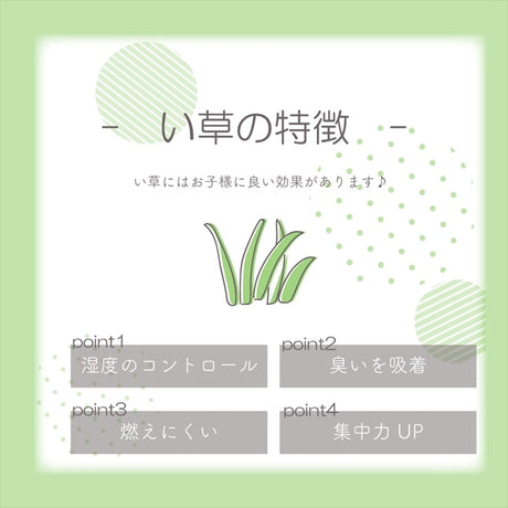 カラフルない草の置き畳 床に置くだけで簡単に遊べる空間ができる プチカラー畳