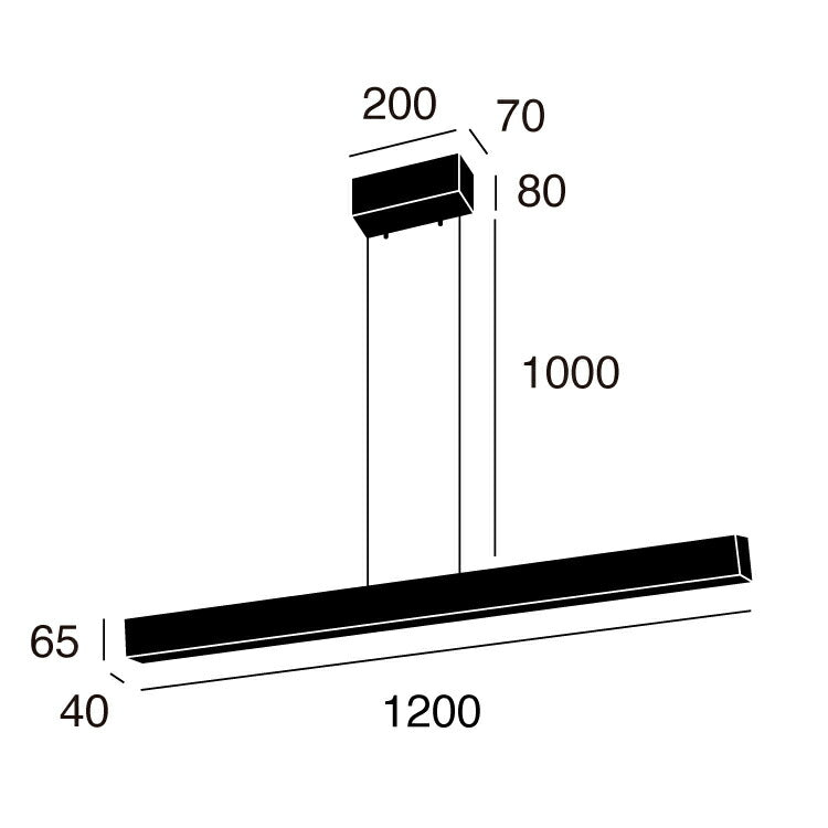 ペンダントライト Bridge 120 LED-pendant - ブリッジLEDペンダント