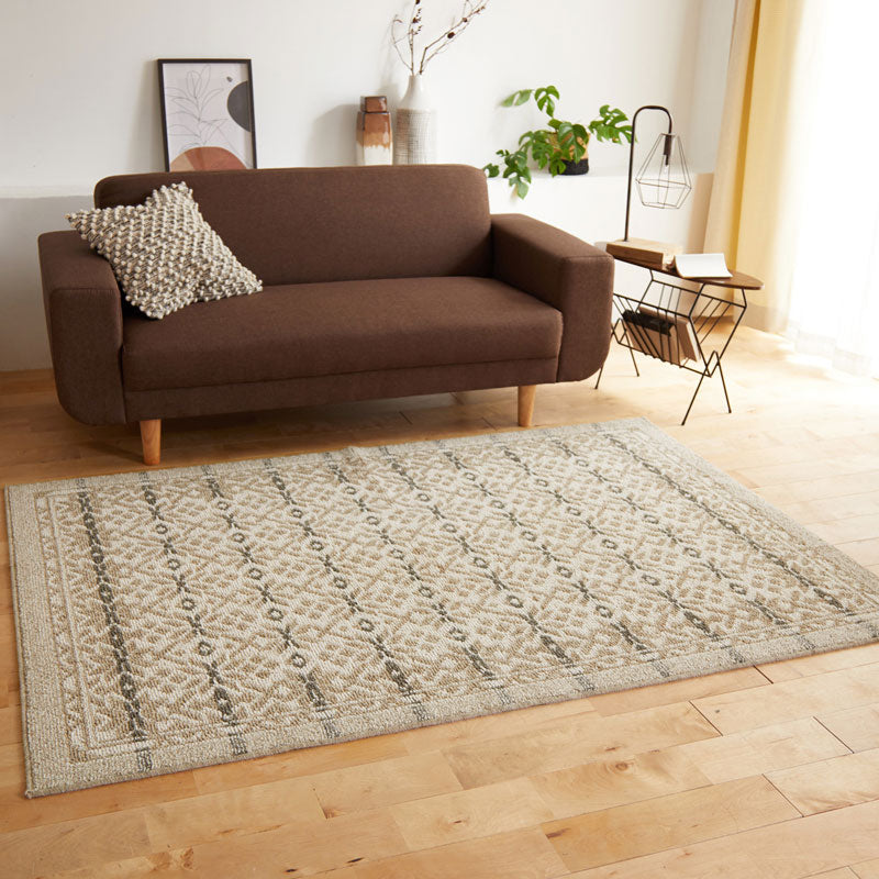 美しいグラデーションとノルディックニットの伝統柄をモチーフにしたラグ Woolsnow ウールスノー