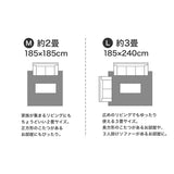 シンプルなデザインの洗えるラグ  Othello - オセロ