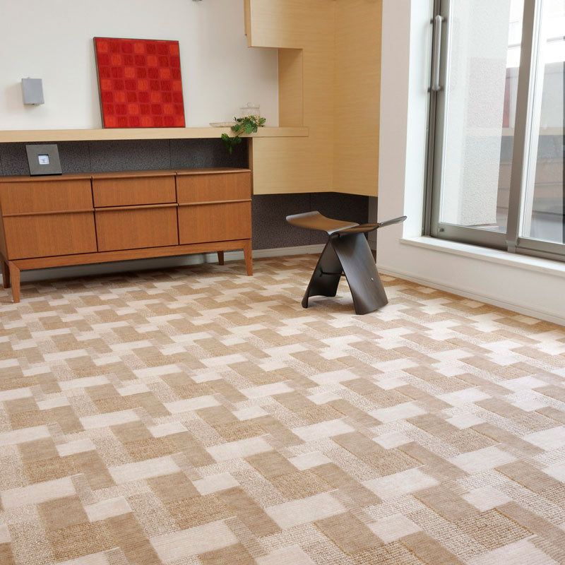 レトロなデザインのカーペット 大きめサイズでお部屋に敷き詰め 江戸間3~10畳 – Good Decors