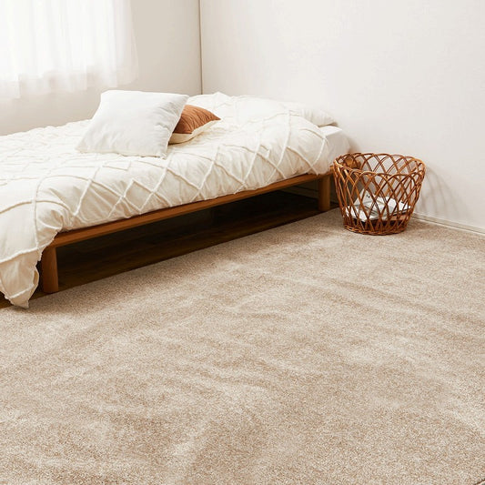 ペットも安心！消臭機能付きカーペット 大きめサイズでお部屋に敷き詰め 江戸間3～10畳対応