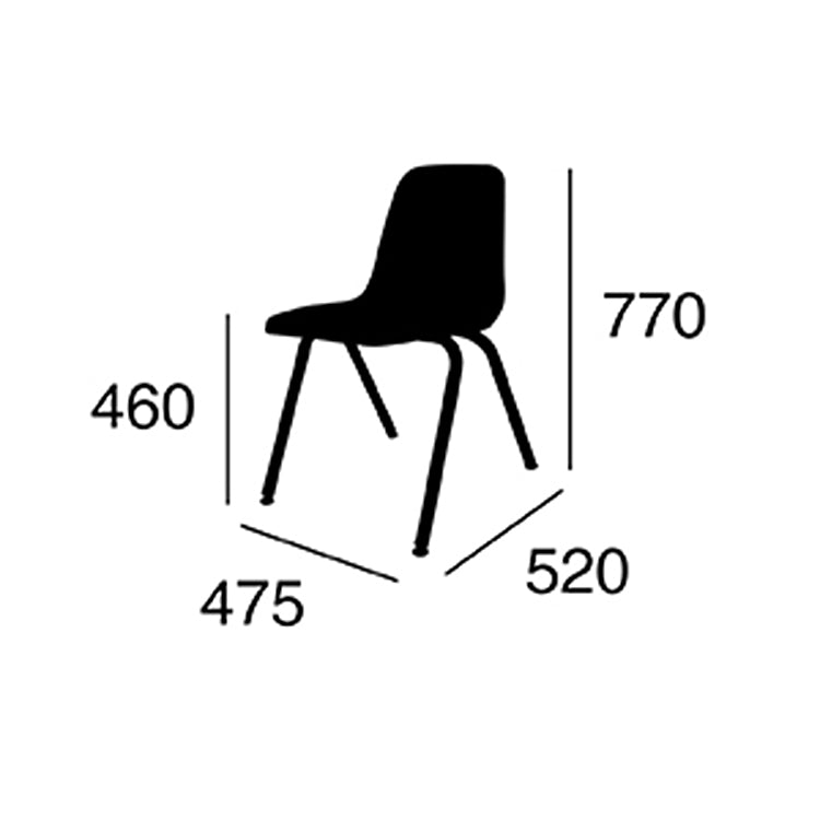 VIRCO 9000 Chair - バルコ スタッキングチェア 9000 チェア – Good Decors
