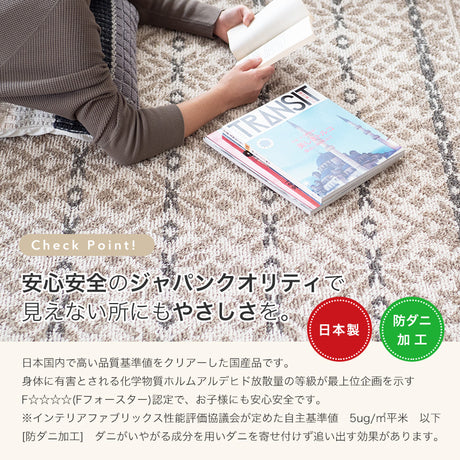 美しいグラデーションとノルディックニットの伝統柄をモチーフにしたラグ Woolsnow ウールスノー
